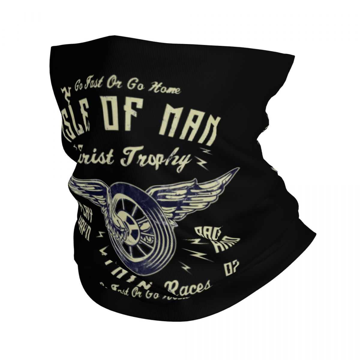 Vintage Fashion Wheel - Isle Of Man Racing Vintage Bandana