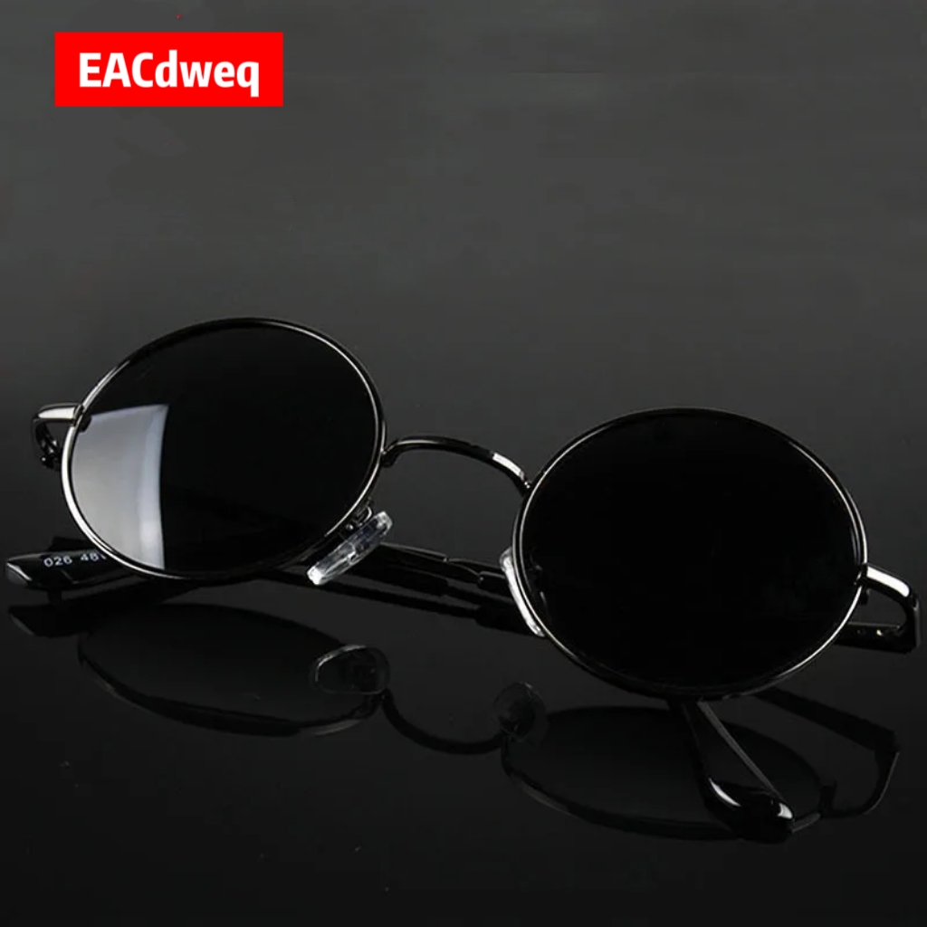 Vintage Fashion Streetwear - Retro Vintage Round Sunglasses Men Brand