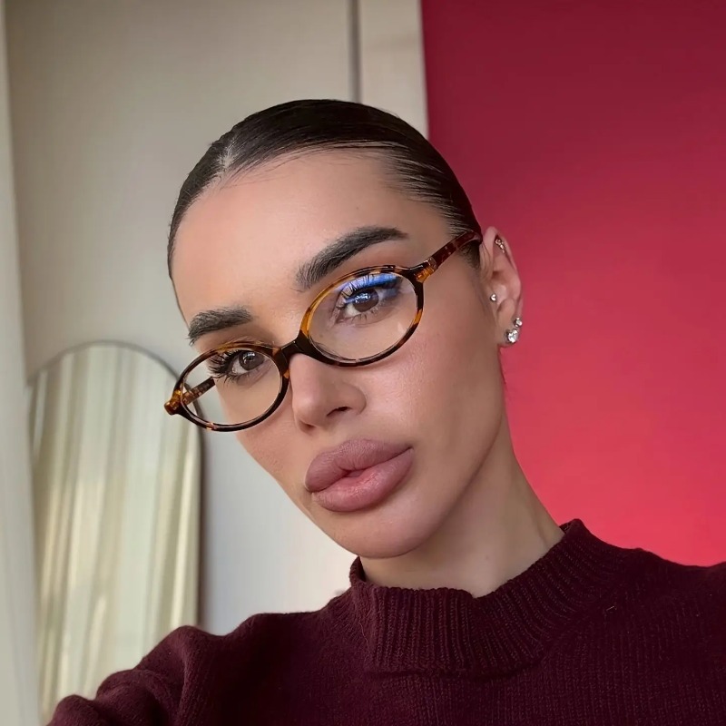 Vintage Oval Sunglasses Women  - Vintage Fashion Streetwear 评论和价格