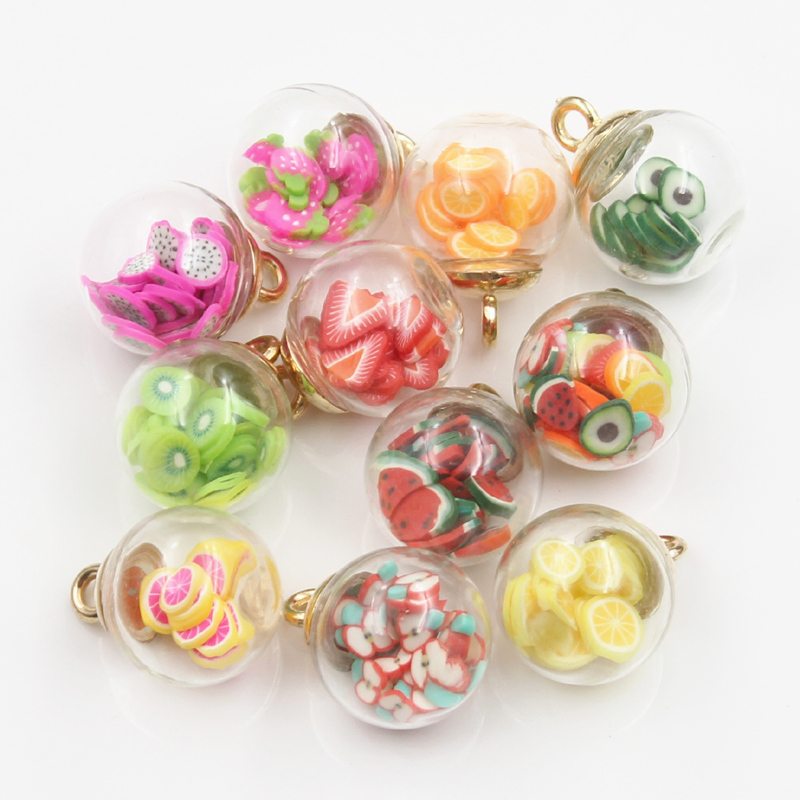 10pcs Charms Fruit Dried Flowe - Vintage Fashion Finds 评论和价格