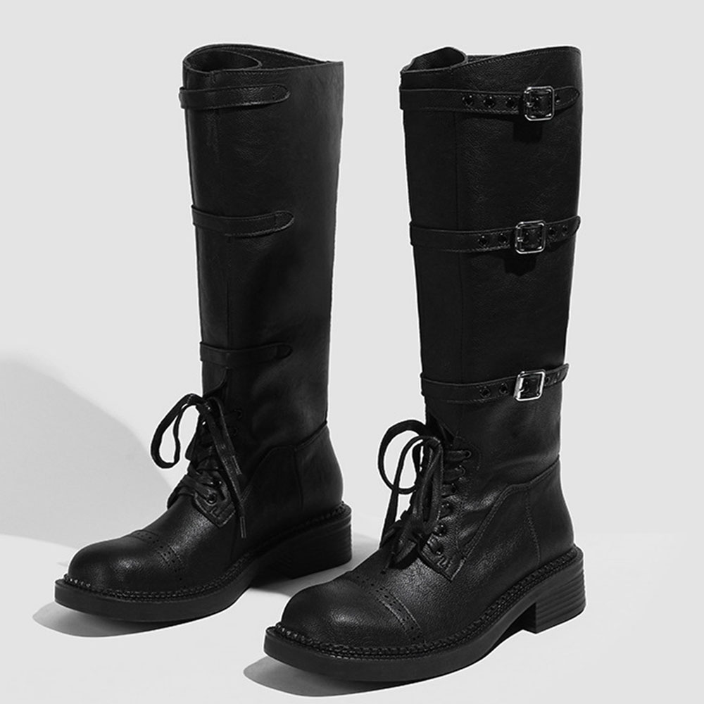 Women's Knee High Boots Vintag - Vintage Fashion Designers 评论和价格