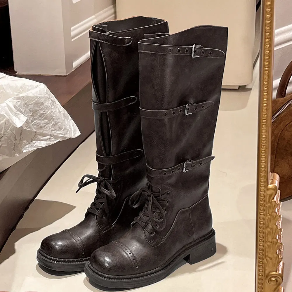 Women's Knee High Boots Vintag - Vintage Fashion Designers 评论和价格