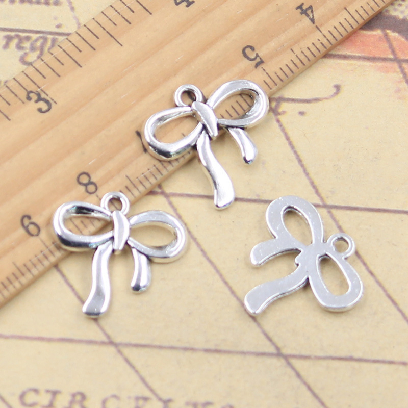 20pcs Charms Ribbon Bowknot 18 - Vintage Fashion Finds 评论和价格