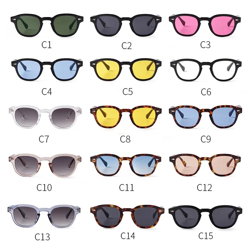 Vintage Round Sunglasses Women - Vintage Fashion Streetwear 评论和价格