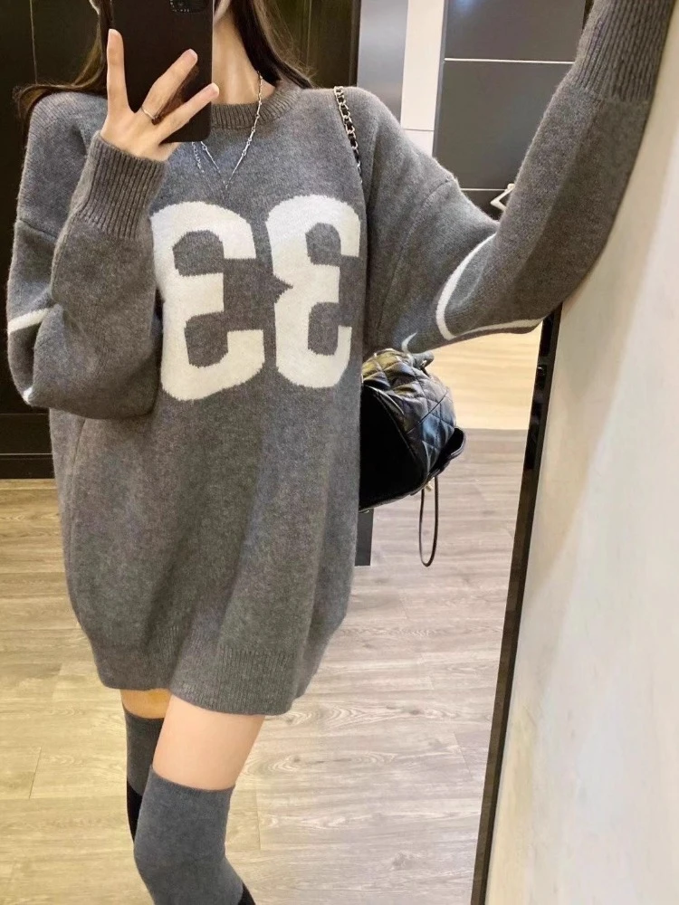 Y2K Vintage Knitted Sweater Wo - Vintage Fashion Streetwear 评论和价格