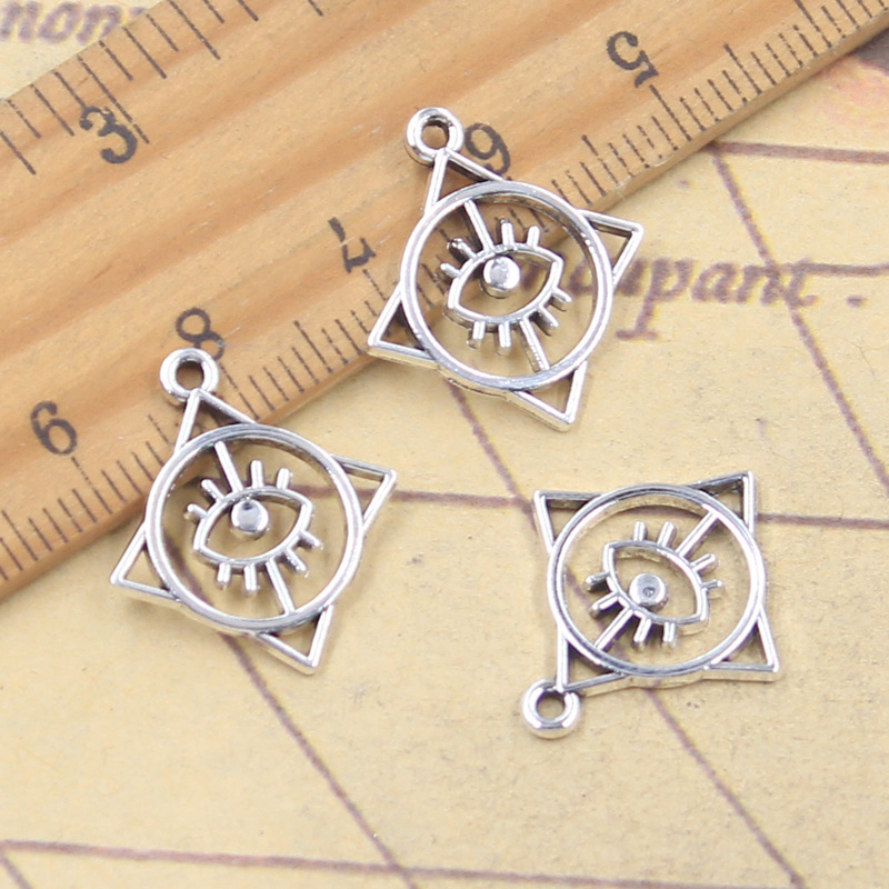 20pcs Charms Square Round Eye  - Vintage Fashion Finds 评论和价格