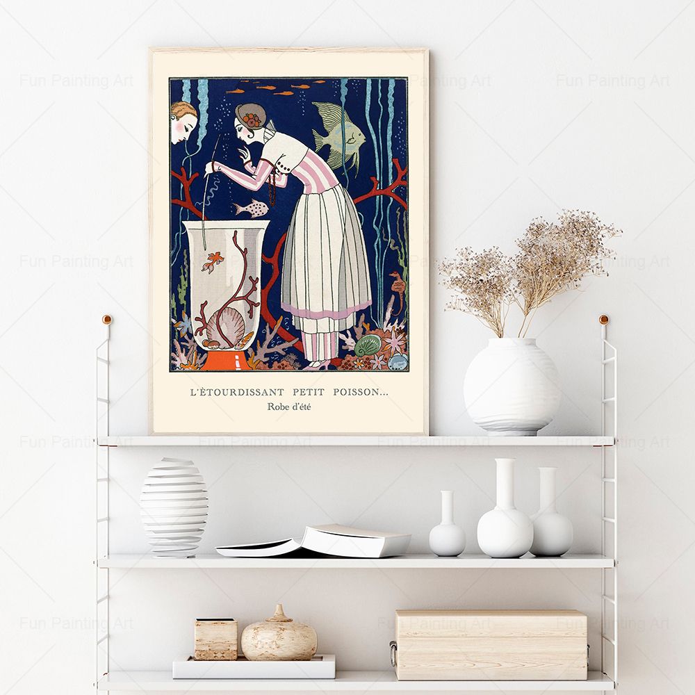 Vintage Print 1920s French Fas - Vintage Fashion Magazine Covers 评论和价格