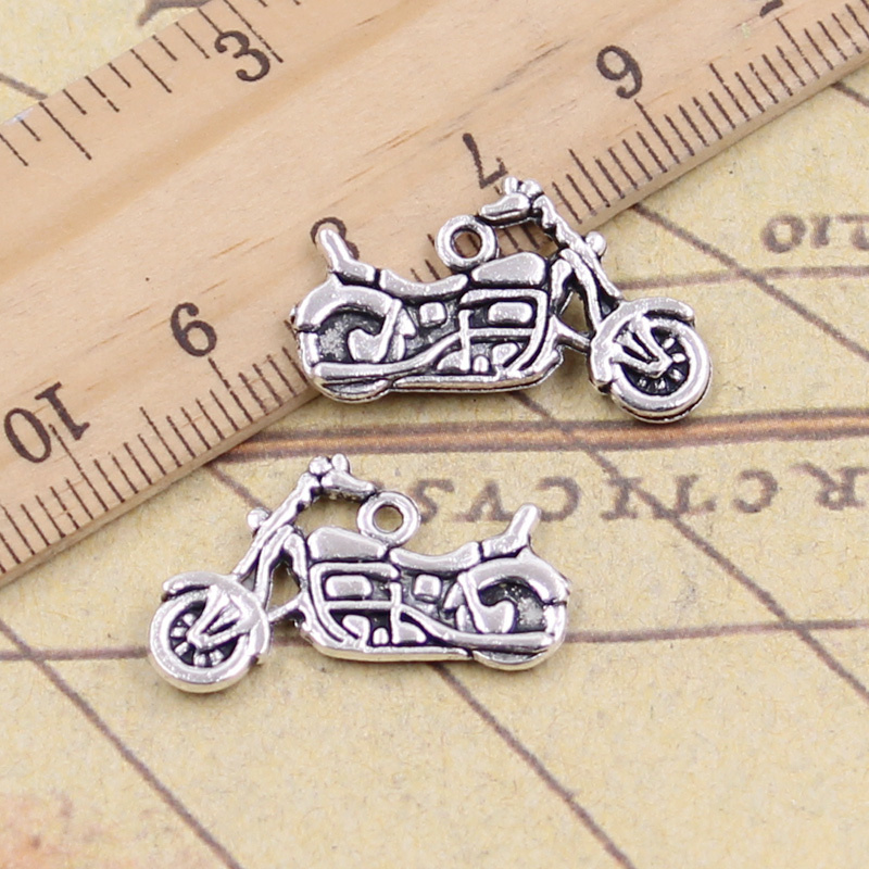 20pcs Charms motorcycle scoote - Vintage Fashion Finds 评论和价格