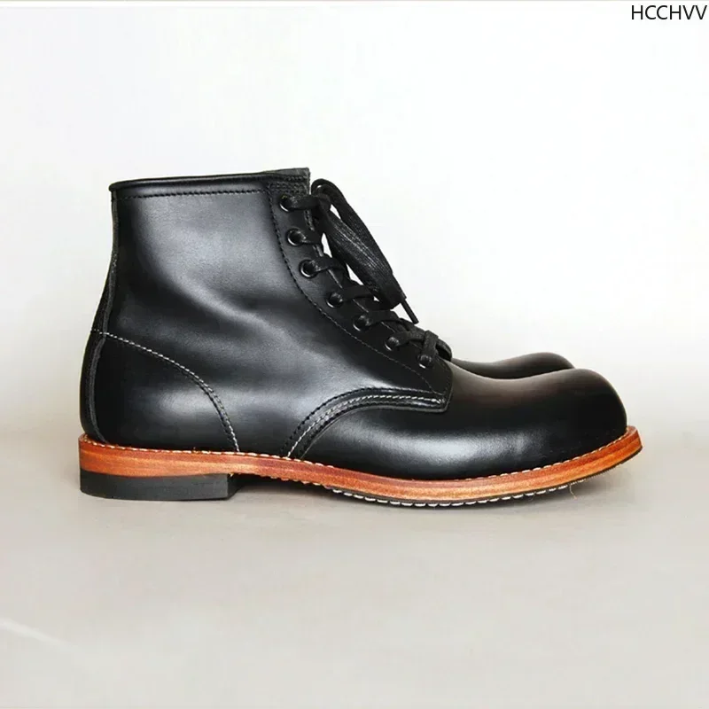 Vintage Men Goodyear-Welted Ge - Vintage Fashion Streetwear 评论和价格
