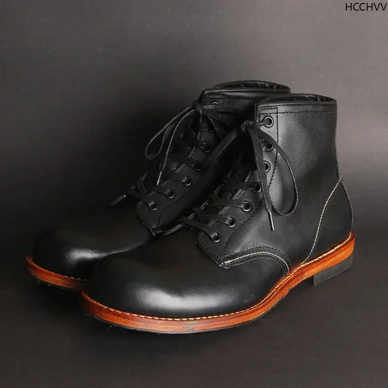 Vintage Men Goodyear-Welted Ge - Vintage Fashion Streetwear 评论和价格