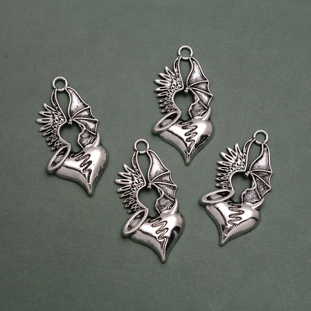 5pcs/lot--46x23mm Antique Silv - Vintage Fashion Finds 评论和价格
